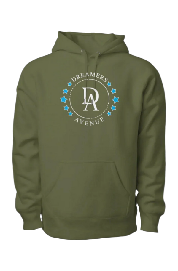 Premium Avenue Hoodie - White Logo